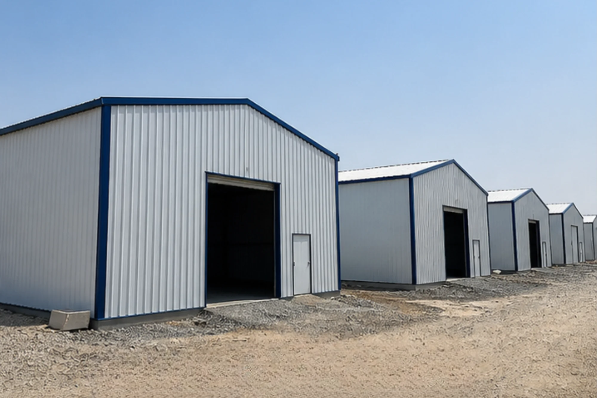 Warehouse and shed installation